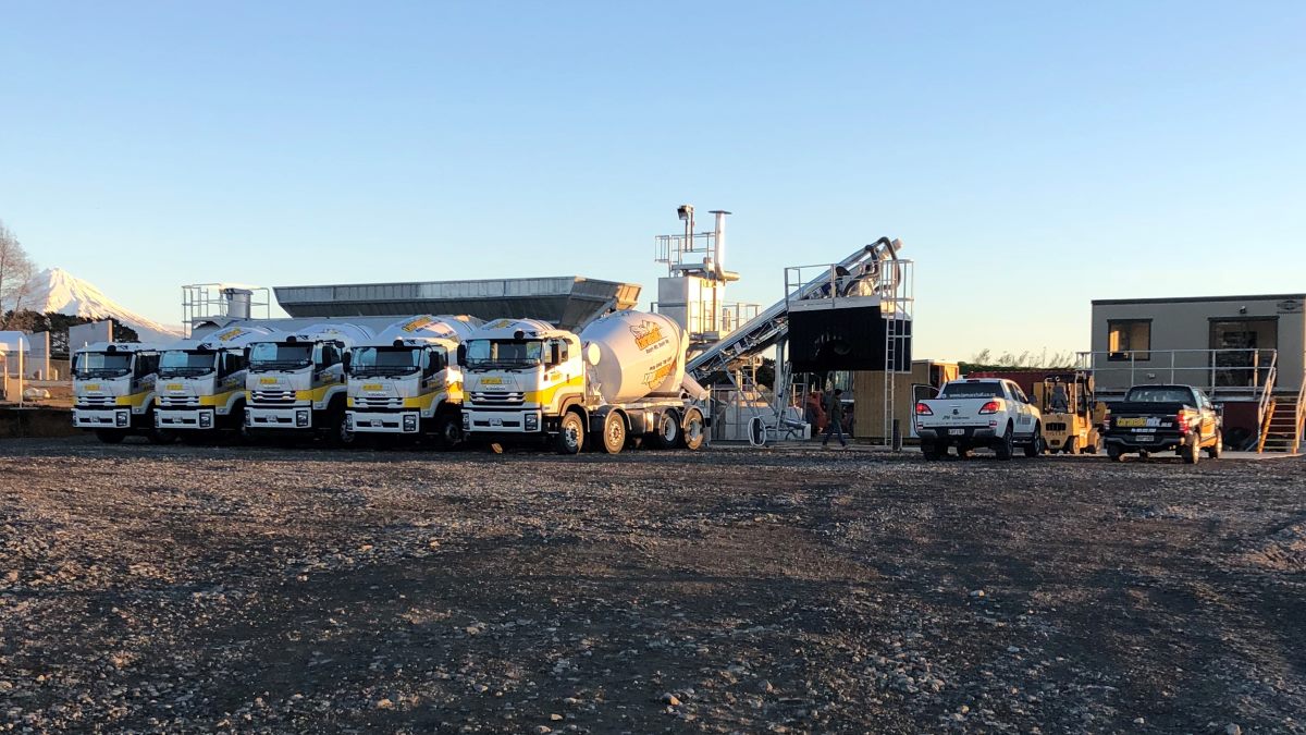 fleet of taranaki mix trucks