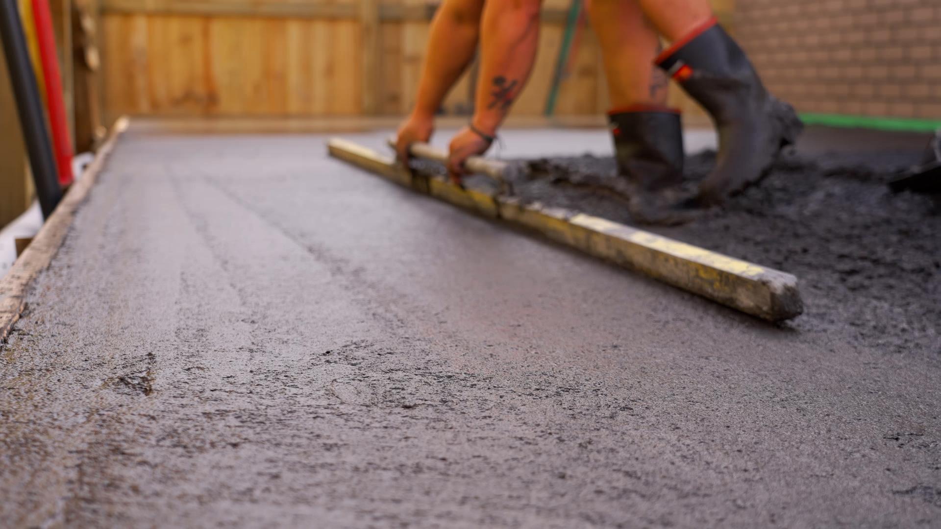 Concrete laying